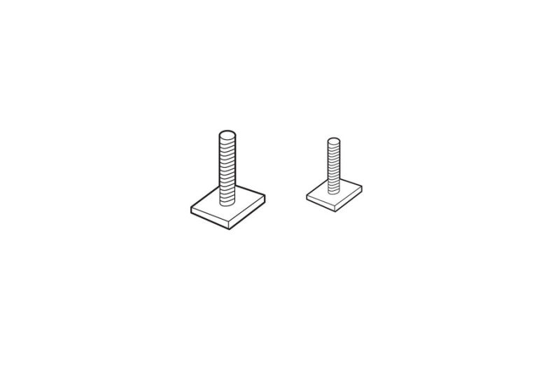 Thule Adapter Kit - Mounts 598/597 Bike Racks to Xsporter/Rapid Aero Load Bars - Black-thumbmail-1