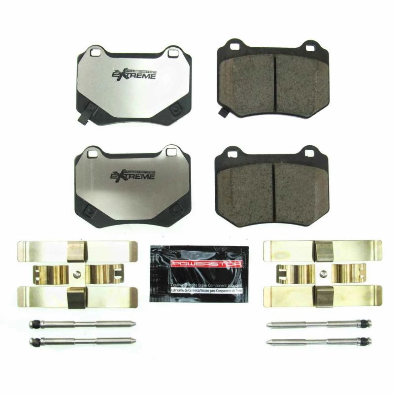 Power Stop 18-19 Subaru WRX STi Rear Z26 Extreme Street Brake Pads w/Hardware-thumbmail-1