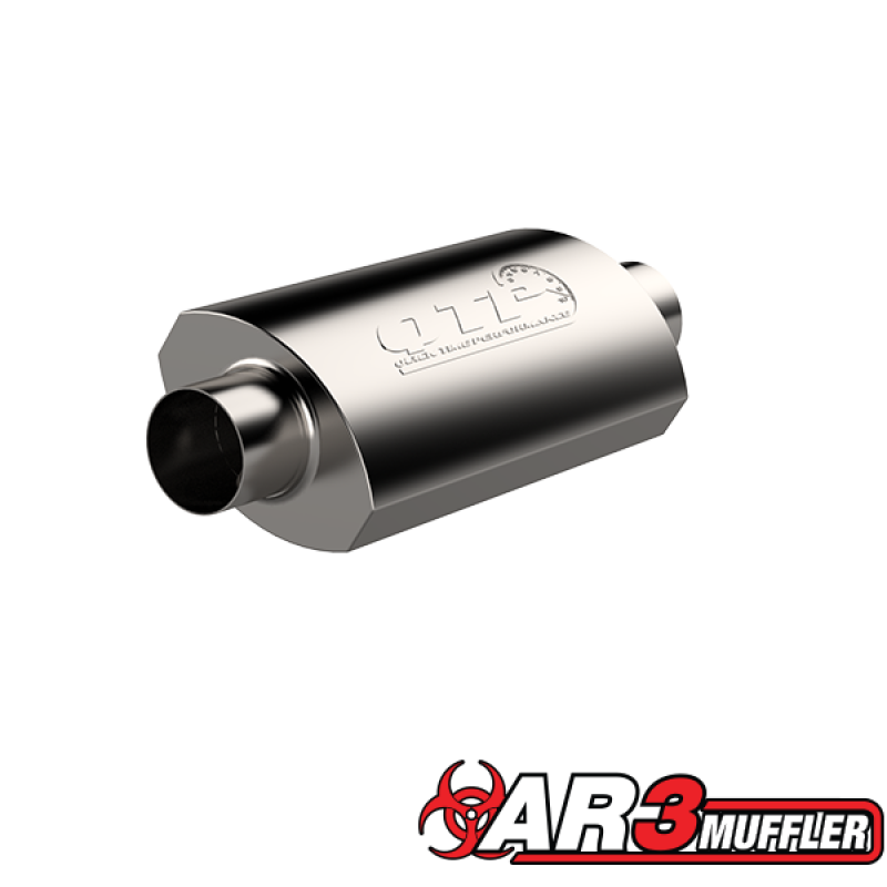 QTP 3.5in Weld-On 304SS AR3 Muffler-thumbmail-3