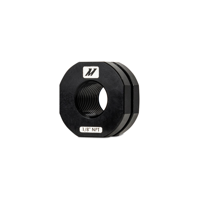 Mishimoto 1/8in NPT CNC-Machined Nozzle Mount Adapter - Black-thumbmail-5