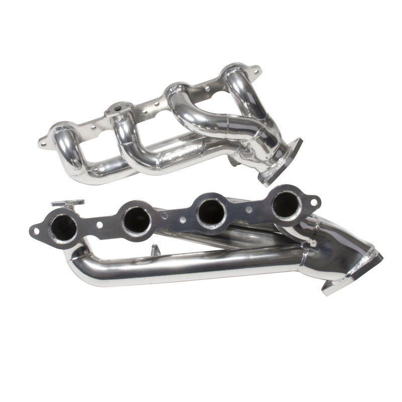 BBK 99-04 GM Truck SUV 4.8 5.3 Shorty Tuned Length Exhaust Headers - 1-3/4 Silver Ceramic-thumbmail-10