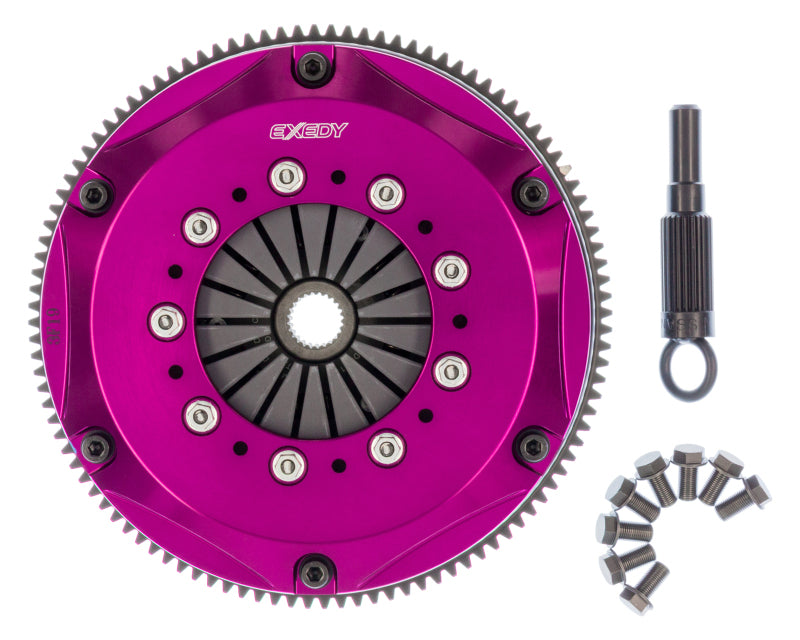 Exedy 1989-1994 Nissan 240SX Hyper Twin Cerametallic Clutch Sprung Center Disc Push Type Cover-thumbmail-2