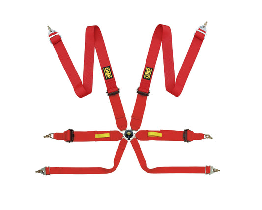 OMP Tecnica 3 Safety Harness Red
