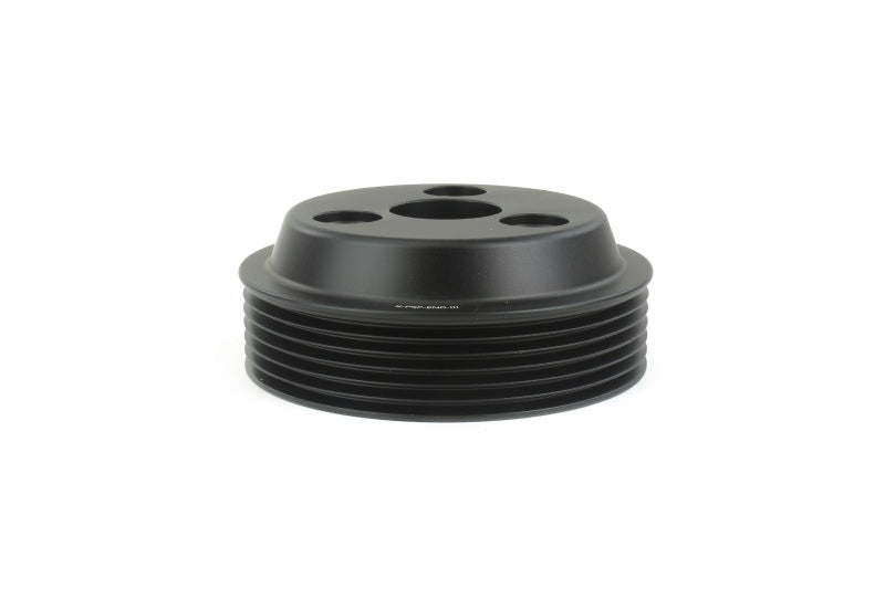 Perrin 15-21 Subaru WRX Lightweight Water Pump Pulley - Black-thumbmail-2