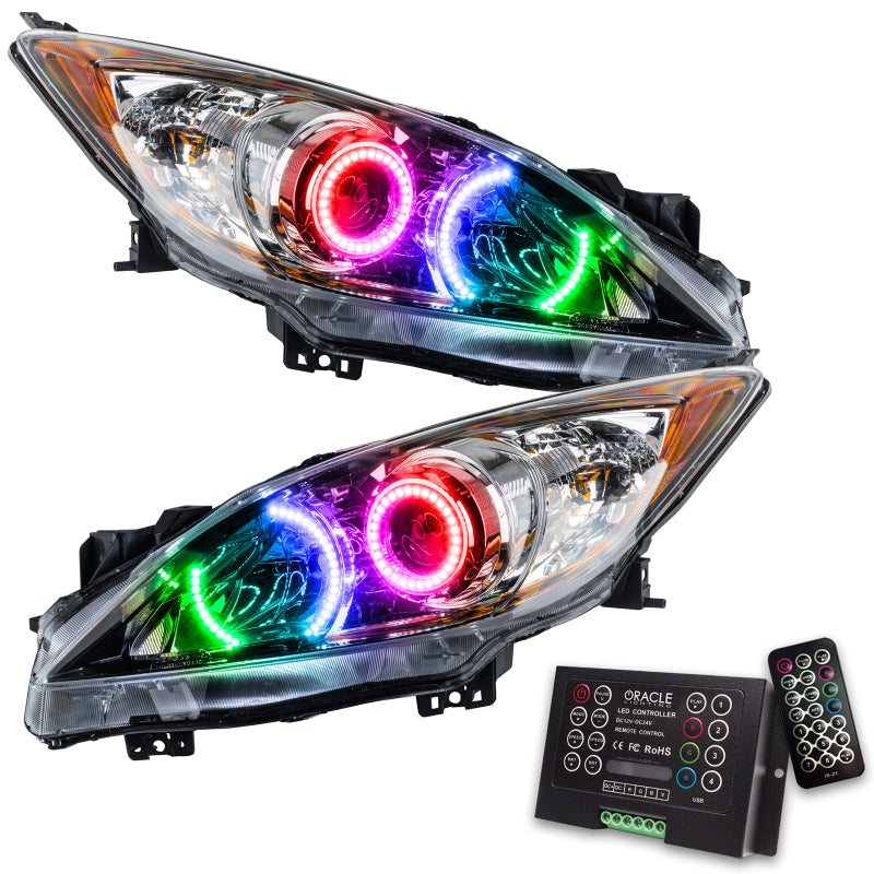 Oracle 10-13 Mazda 3 SMD HL - Halogen - ColorSHIFT w/ 2.0 Controller-thumbmail-1