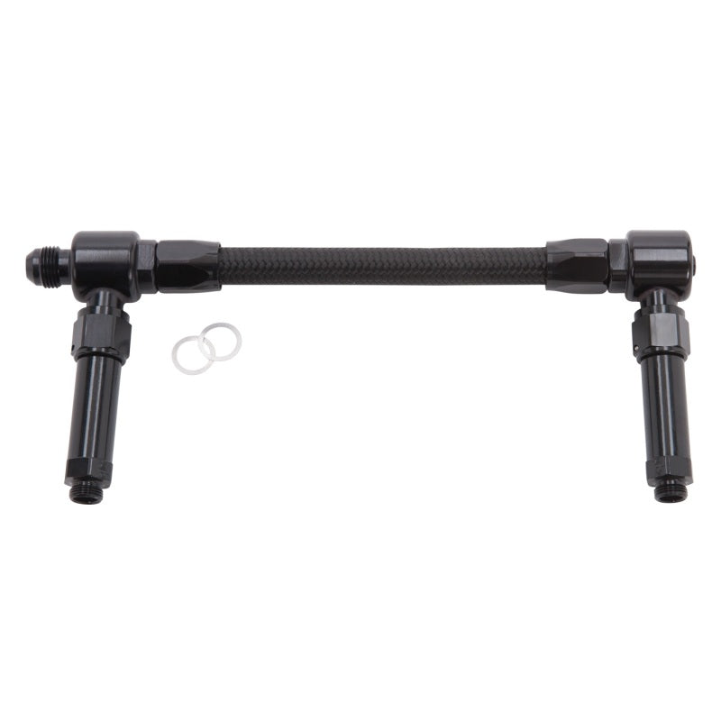 Russell Performance -8 AN to -8 AN ProClassic II Demon Carb Dual Inlet Carb Kit (Black)-thumbmail-1
