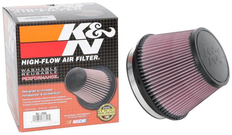 K&N Universal Tapered Filter 6in Flange ID x 7.5in Base OD x 5in Top OD x 5in Height-thumbmail-6