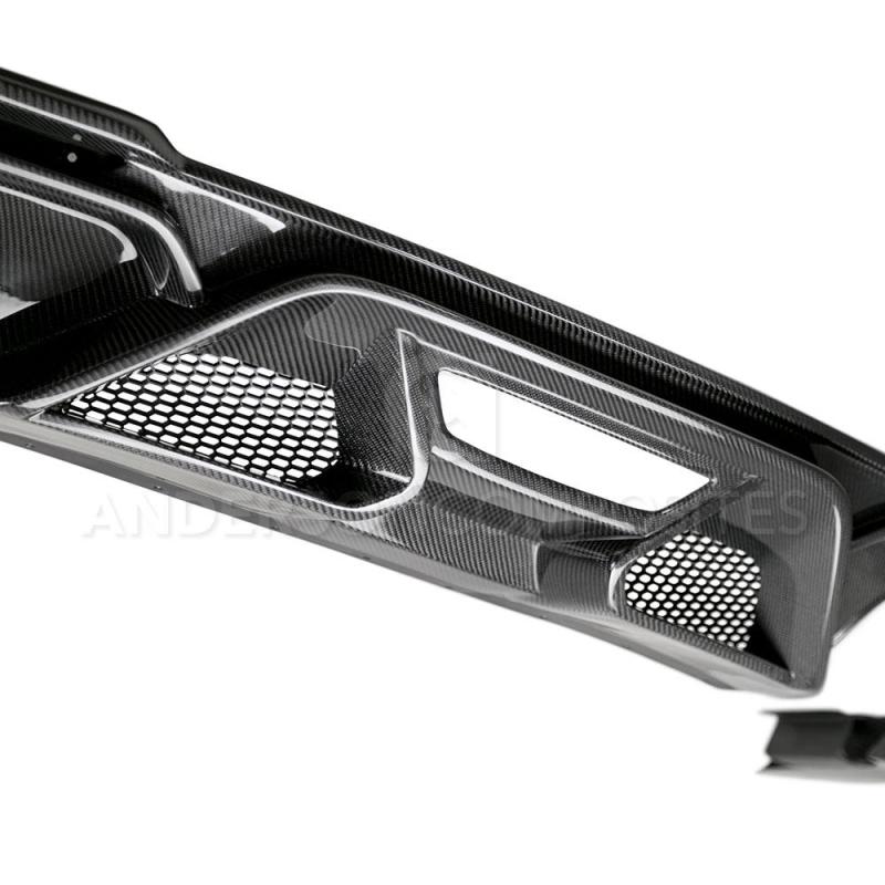 Anderson Composites 2020 Ford Mustang/Shelby GT500 Carbon Fiber Rear Diffuser-thumbmail-4