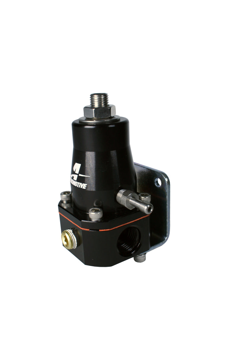 Aeromotive Adjustable Regulator Billet EFI Bypass - (2) -6 Inlets/(1) -6 Return - Black-thumbmail-3
