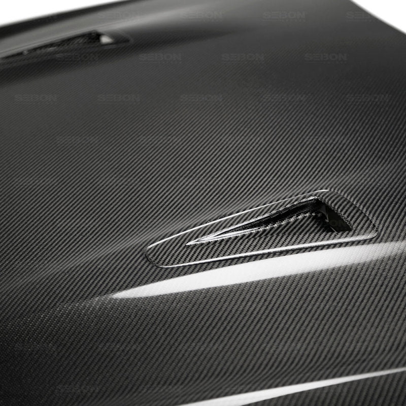 Seibon 17-18 Nissan GT-R OEM Style Carbon Fiber Hood-thumbmail-2