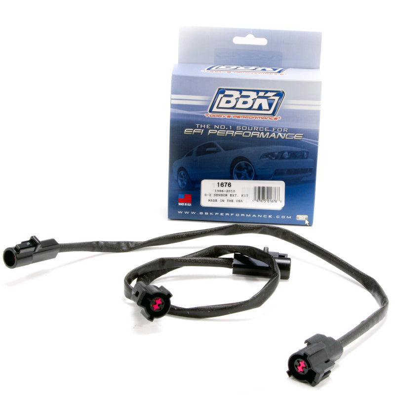 BBK 86-10 Mustang 5.0 4.6 O2 Sensor Wire Harness Extensions (pair)-thumbmail-2