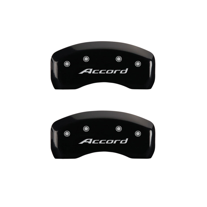 MGP 4 Caliper Covers Engraved Front Accord Engraved Rear Accord Black finish silver ch-thumbmail-4