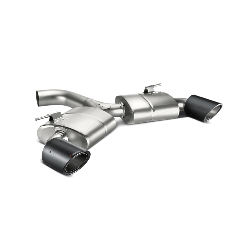 Akrapovic 17-18 Volkswagen Golf (VII) GTI FL Performance Slip-On Line (Titanium) w/ Carbon Tips-thumbmail-1