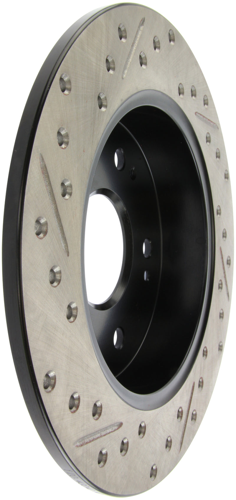 StopTech 06-09 Honda Civic Ex/Si Slotted & Drilled Left Rear Rotor-thumbmail-2