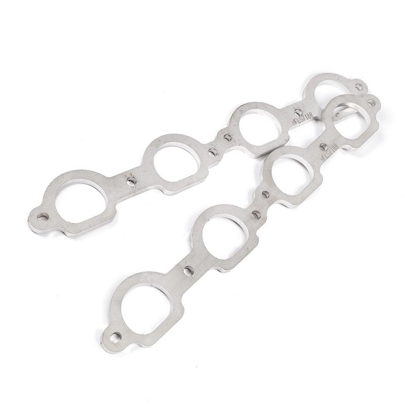 Stainless Works Chevrolet LS7 D-Port Shaped Header 304SS Exhaust Flanges 1-7/8in Primaries-thumbmail-2