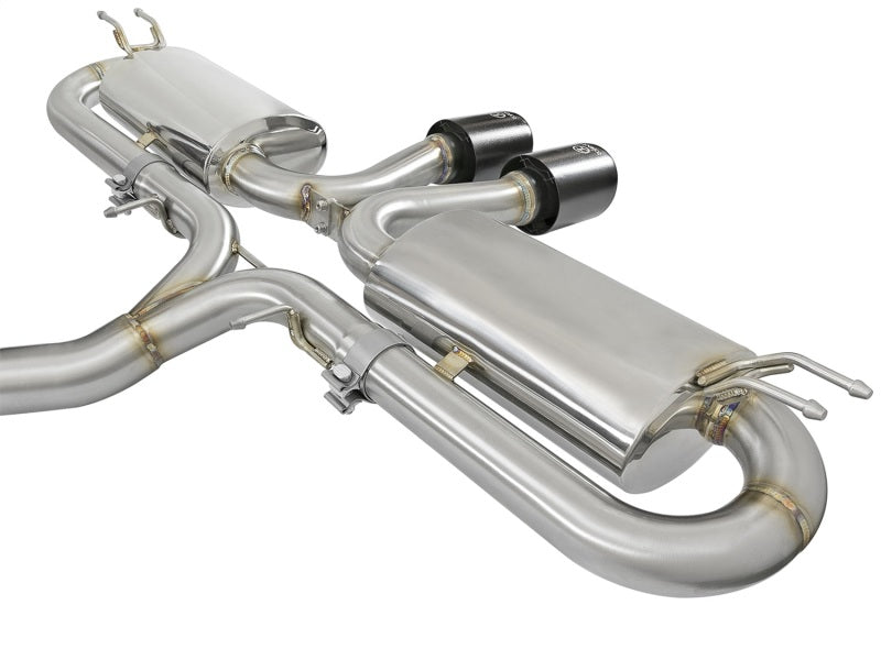 aFe Takeda 3in 304 SS Cat-Back Exhaust w/ Dual Center Black Tips 17+ Honda Civic Si (2dr) I4 1.5L-thumbmail-4