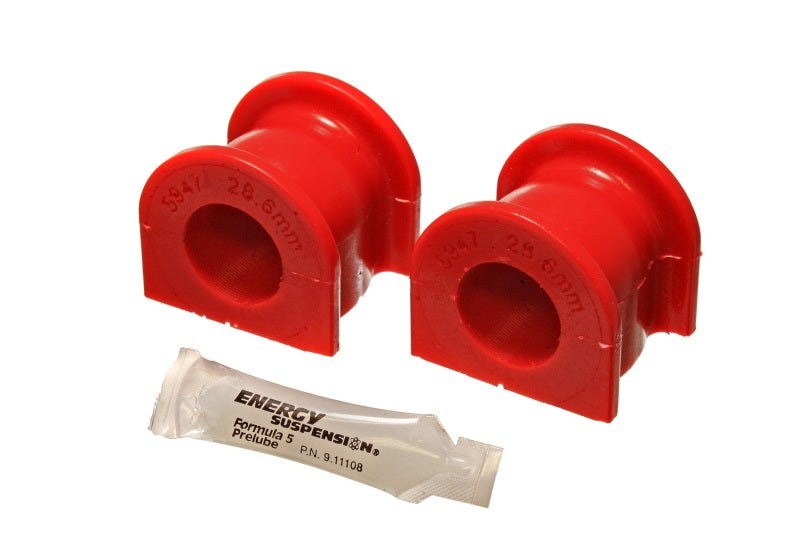 Energy Suspension 00-09 Honda S2000 Red 26.5mm Front Sway Bar Bushing Set-thumbmail-2