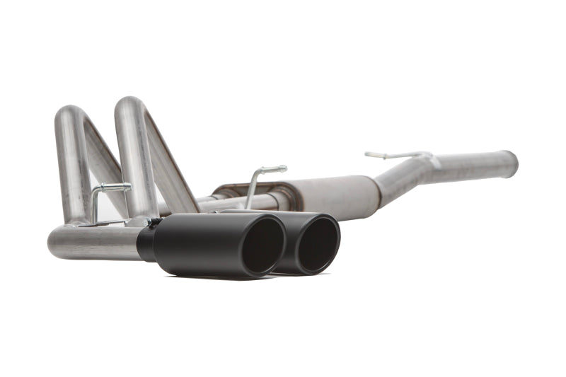 Gibson 15-22 Chevrolet Colorado LT 2.5L 2.25in Cat-Back Dual Sport Exhaust - Black Elite-thumbmail-1