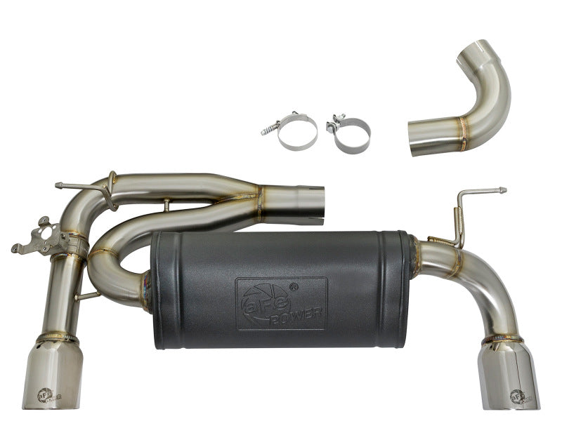 aFe MACHForce XP Exhausts Axle-Back 12-15 BMW 335i 3.0T (SS w/Polished Tips)-thumbmail-3