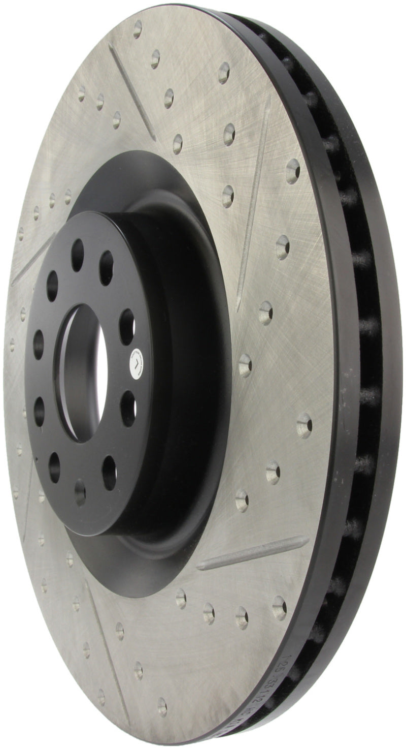 StopTech 09 VW Passat CC / 06-09 Passat Slotted & Drilled Left Front Rotor-thumbmail-6