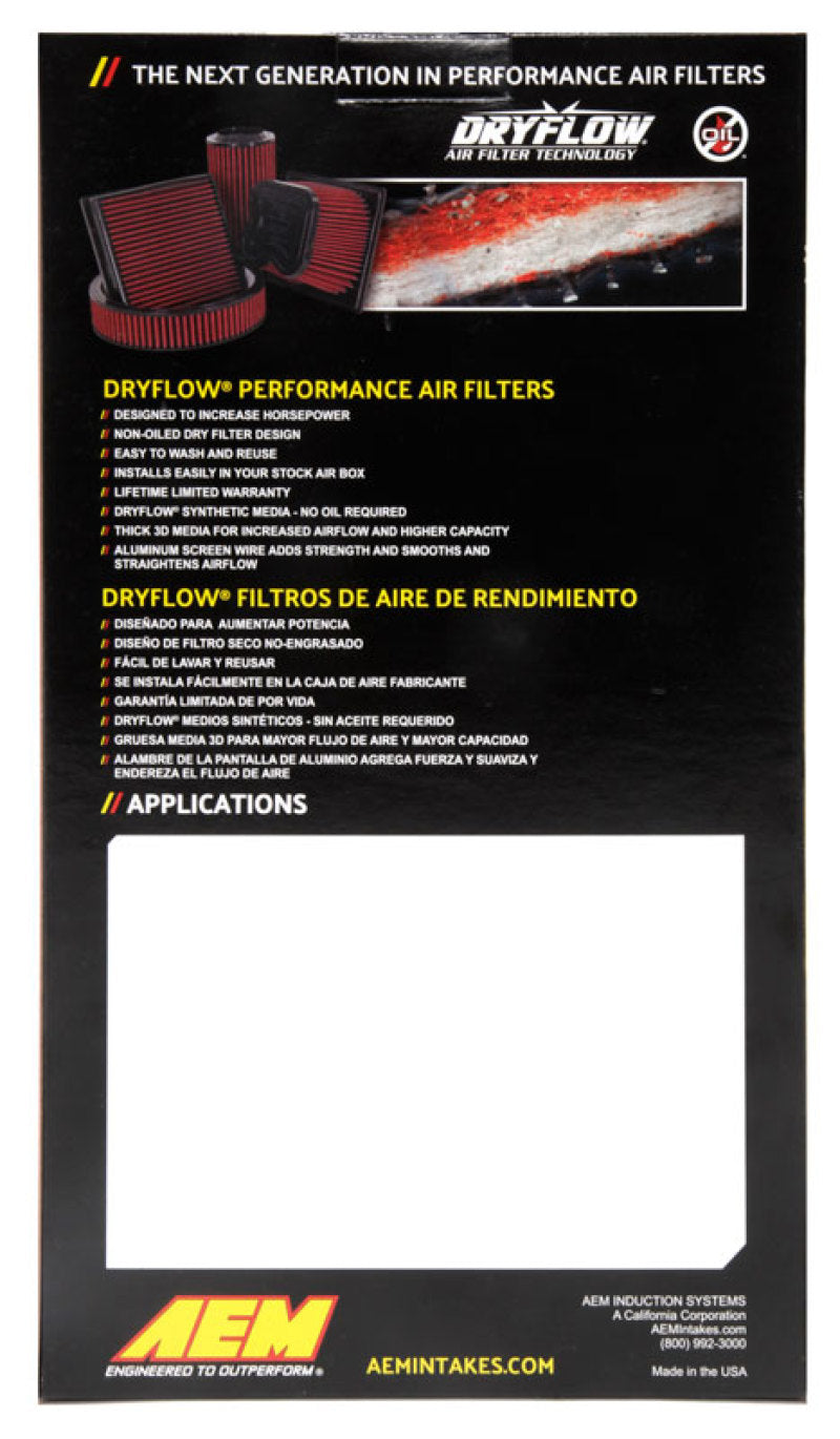 AEM 17-20 Subaru BRZ 2.0L DryFlow Air Filter-thumbmail-6