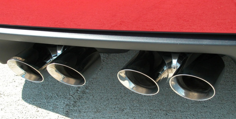 Corsa 06-13 Chevrolet Corvette C6 Z06 7.0L V8 Polished Sport Axle-Back Exhaust-thumbmail-4