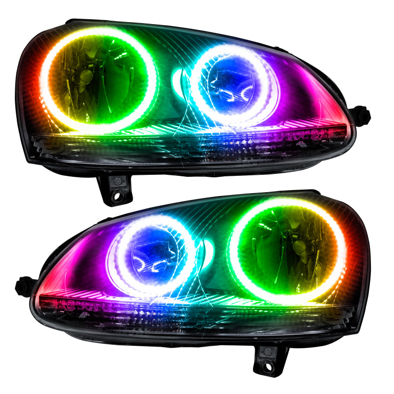 Oracle 06-10 Volkswagen Jetta SMD HL - Chrome - ColorSHIFT-thumbmail-3