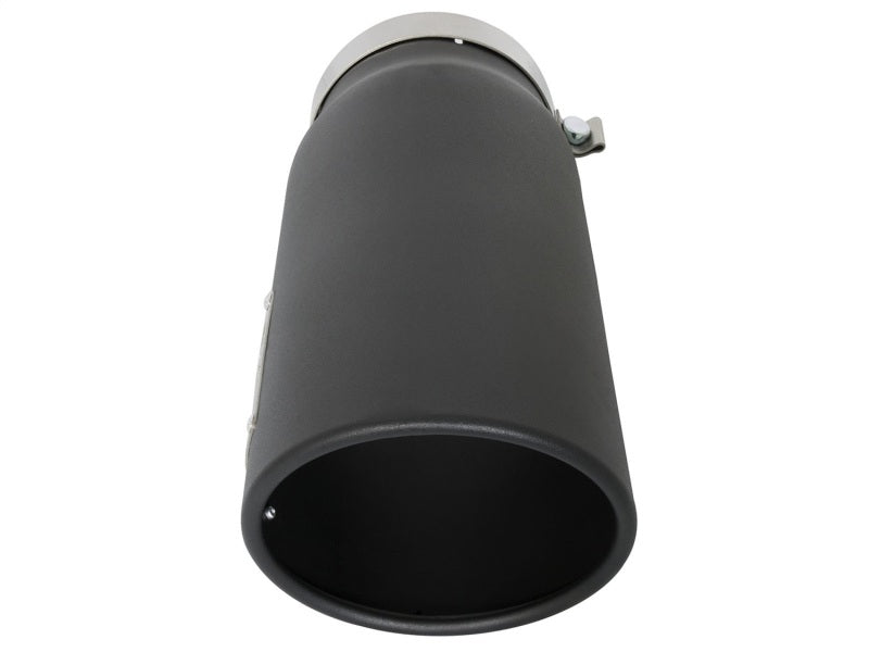aFe Power MACH Force-Xp 5in In x 6in Out x 15in L Bolt-On 409 SS Exhaust Tip - Black-thumbmail-2