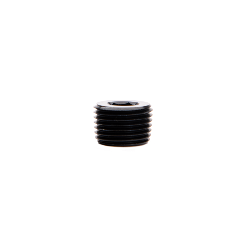 Fleece Performance Universal 1/2in NPT Hex Socket Plug - Black-thumbmail-1