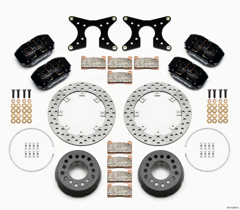Wilwood Dynapro Lug Mount Dual Rear Dynamic Kit SA Drilled 58-64 Olds/Pont 1/2in Studs-thumbmail-1