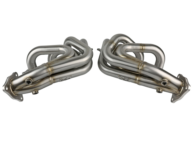 aFe Twisted 304SS Header 2020 Chevy Corvette (C8) 6.2L V8 - Brushed-thumbmail-7