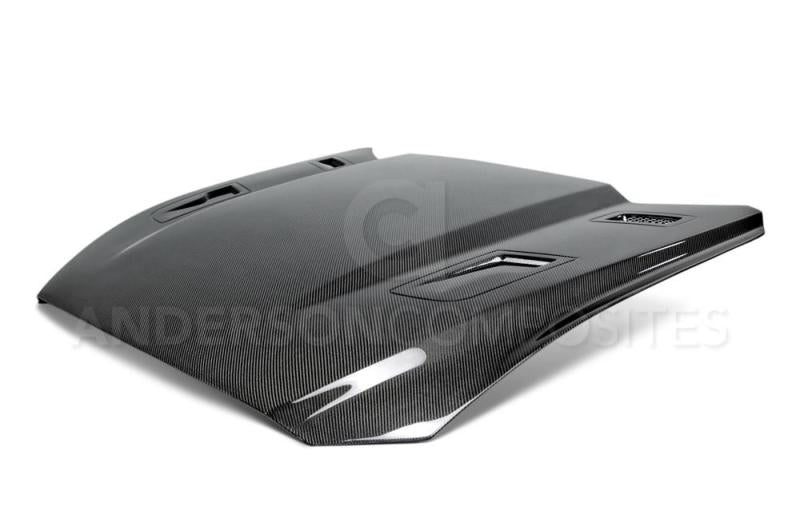 Anderson Composites 15-17 Ford Mustang (Excl. GT350/GT350R) Type-G Double Sided Hood-thumbmail-4