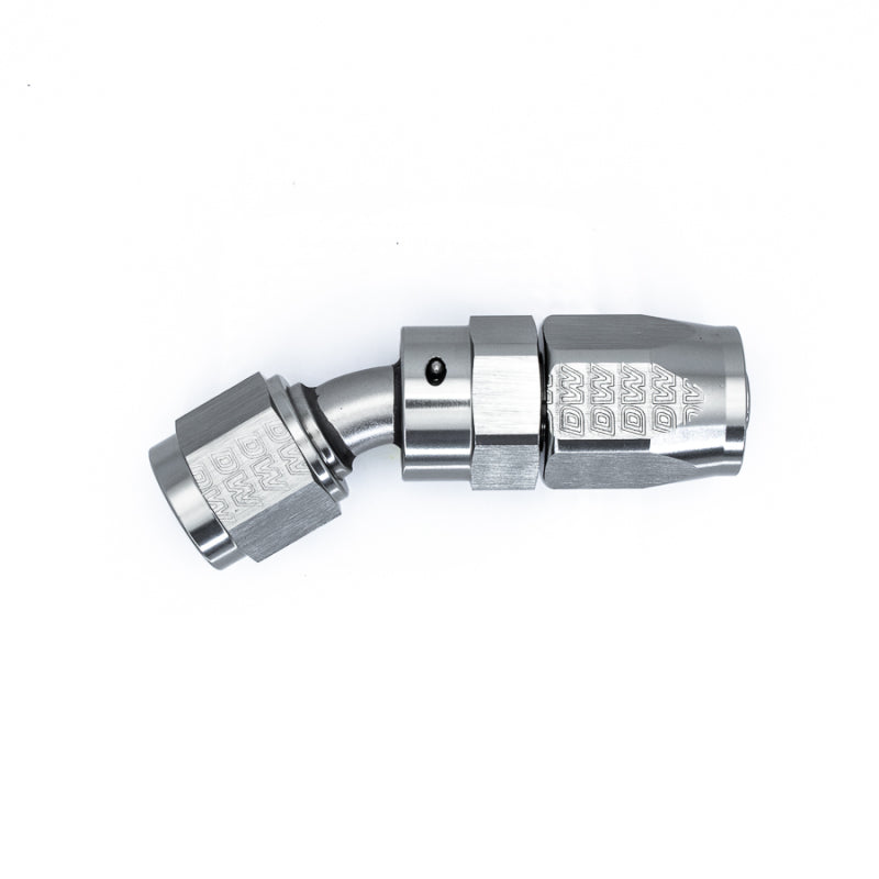 DeatschWerks 6AN Female Swivel 30-Degree Hose End CPE - Anodized Titanium-thumbmail-1