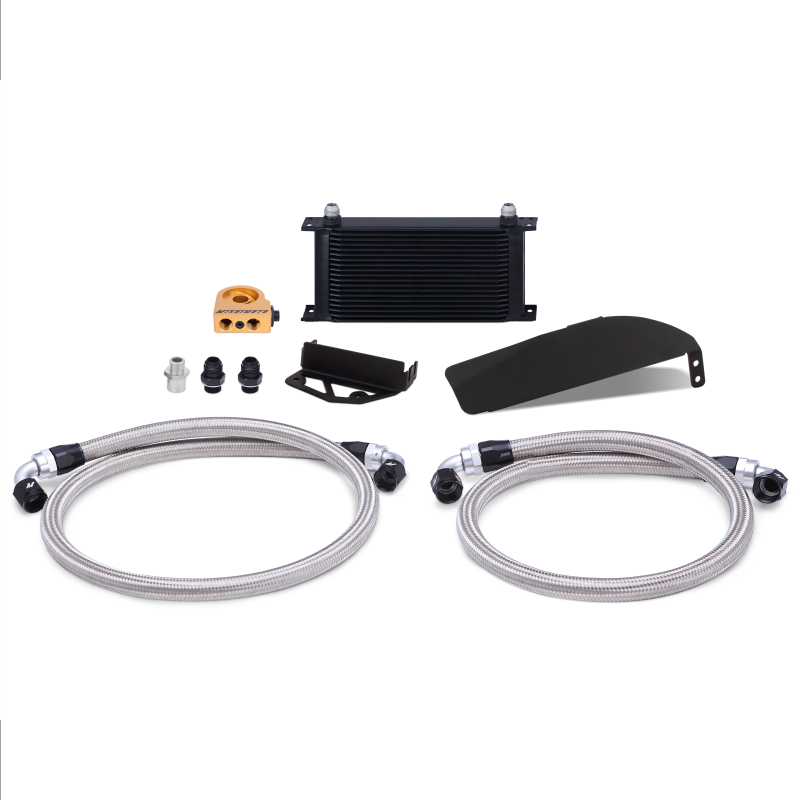 Mishimoto 2017+ Honda Civic Type R Direct Fit Oil Cooler Kit - Black-thumbmail-2