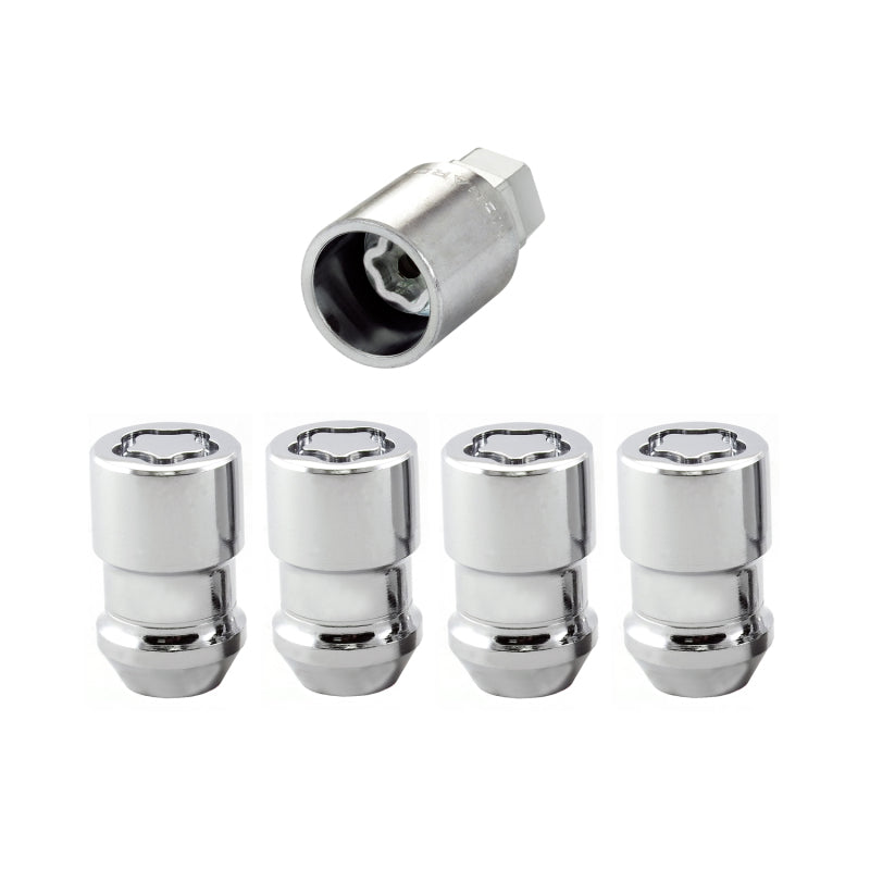 McGard Wheel Lock Nut Set - 4pk. (Cone Seat) 1/2-20 / 3/4 & 13/16 Dual Hex / 1.46in. Length - Chrome-thumbmail-3