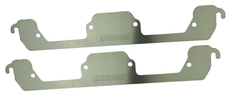 Moroso Chrysler 273-360 Exhaust Block Off Storage Plate - Pair-thumbmail-1