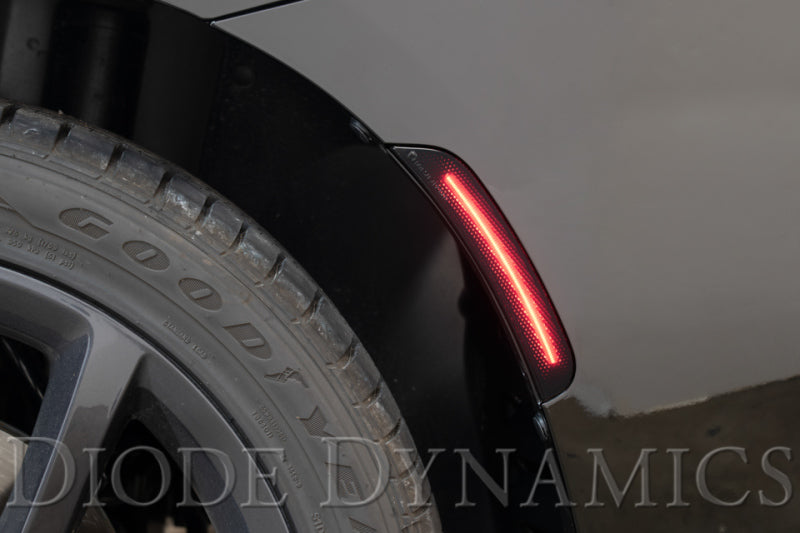Diode Dynamics 15-21 Dodge Charger LED Sidemarkers - Amber Red (set)-thumbmail-4