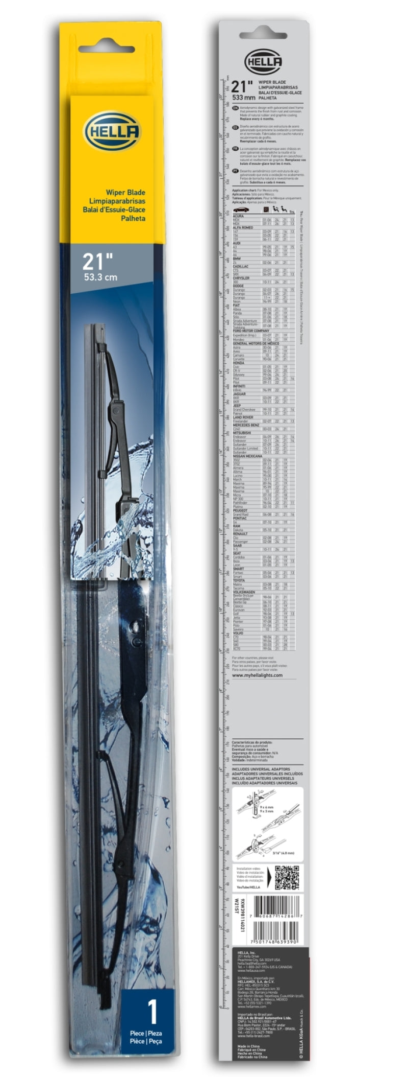 Hella Standard Wiper Blade 21in - Single-thumbmail-7