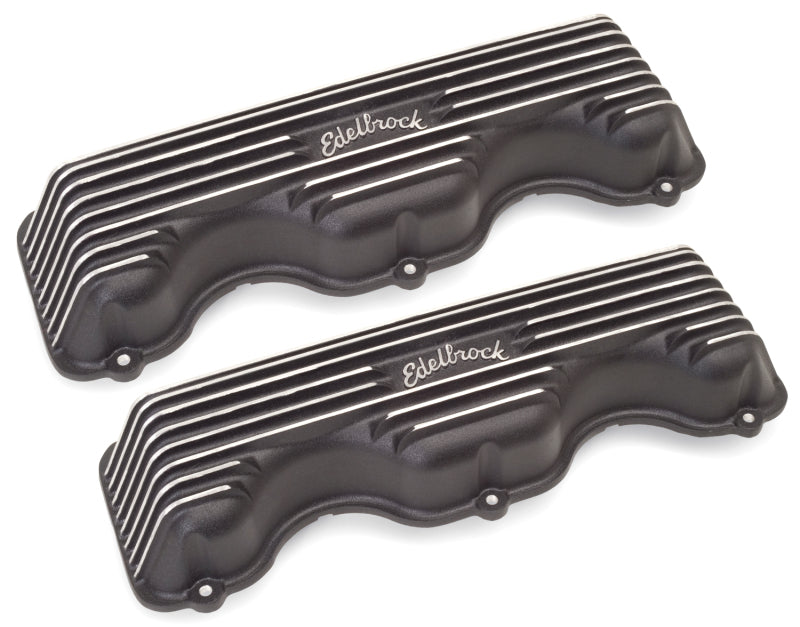 Edelbrock Valve Cover Classic Series Chevrolet W 348/409 CI V8 Black-thumbmail-6