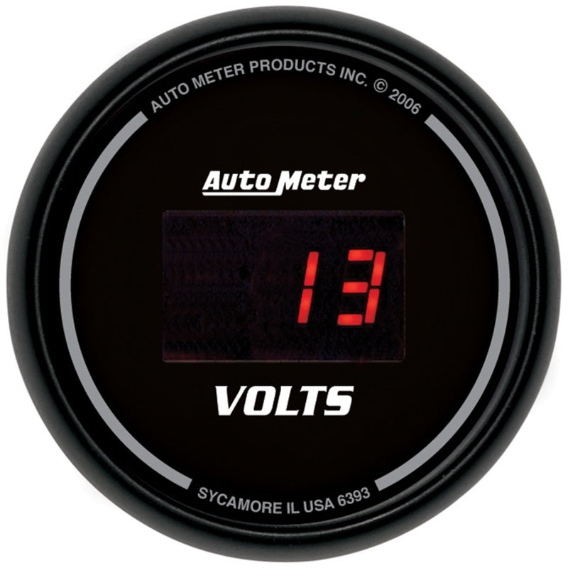 AutoMeter Gauge Kit 5 Pc. 3-3/8in. & 2-1/16in. Elec Speedo Digital Black Dial W/ Red Led-thumbmail-3