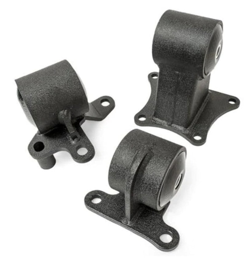 Innovative 90-93 Accord F-Series Black Steel Mounts 85A Bushings-thumbmail-1
