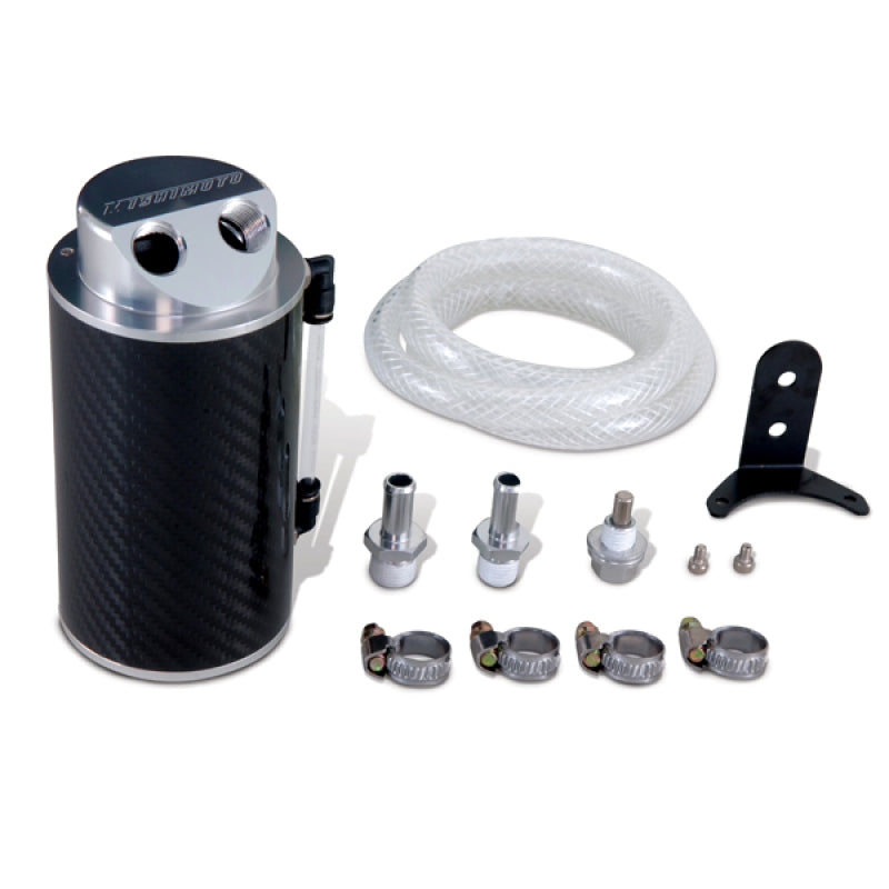 Mishimoto Carbon Fiber Oil Catch Can 10mm Fittings-thumbmail-2