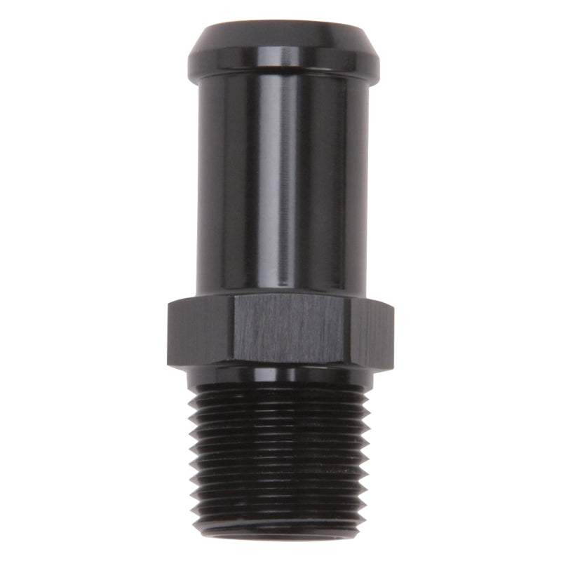 Edelbrock Hose End Straight 3/8In NPT to 5/8In Barb Black Anodize-thumbmail-5