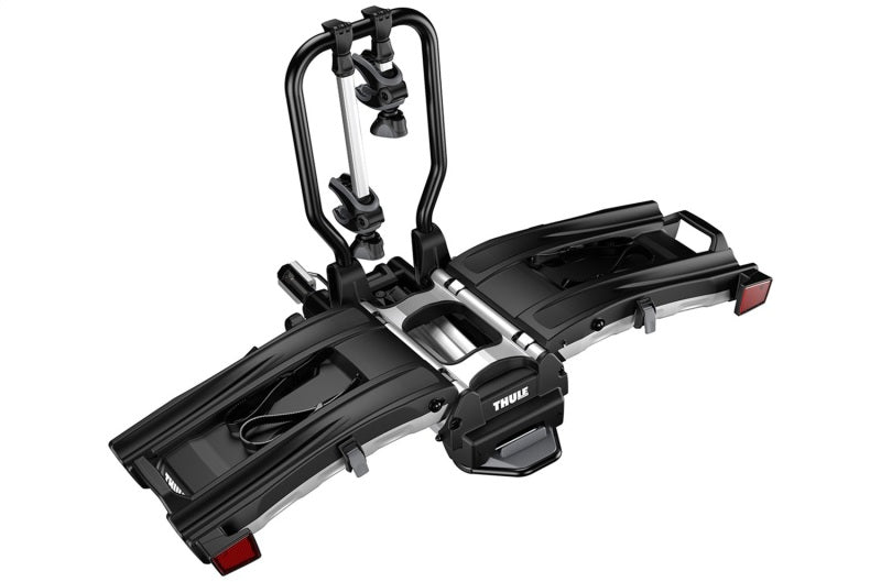 Thule EasyFold XT 2 - Fully Foldable Platform Hitch Bike Rack (Up to 2 Bikes) - Black/Silver-thumbmail-2