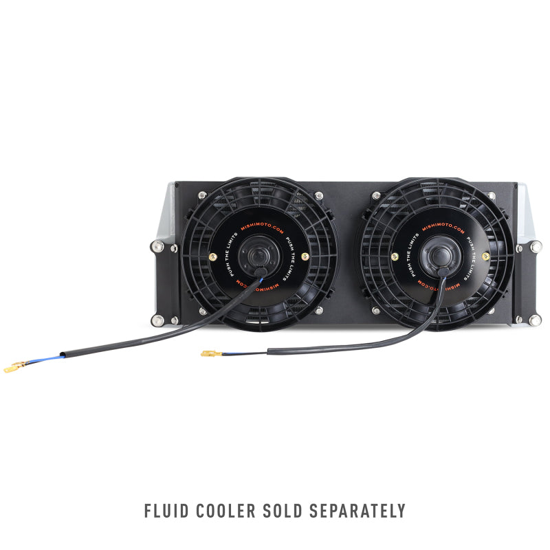 Mishimoto Universal 17in. Heavy-Duty Oil Cooler Fan Shroud - Micro Wrinkle Black-thumbmail-2