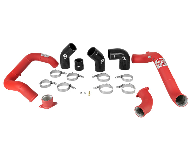 aFe Bladerunner 2.25in & 2.5in Intercooler Tubes Hot & Cold 16-18 Honda Civic I4-1.5L (t) - Red-thumbmail-2