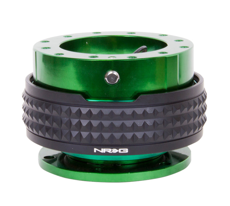 NRG Quick Release Kit - Pyramid Edition - Green Body / Black Pyramid Ring-thumbmail-2
