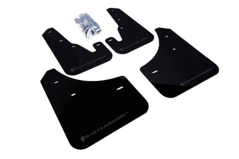 Rally Armor 04-09 Mazda3/Speed3 Black UR Mud Flap w/ Grey Logo-thumbmail-1