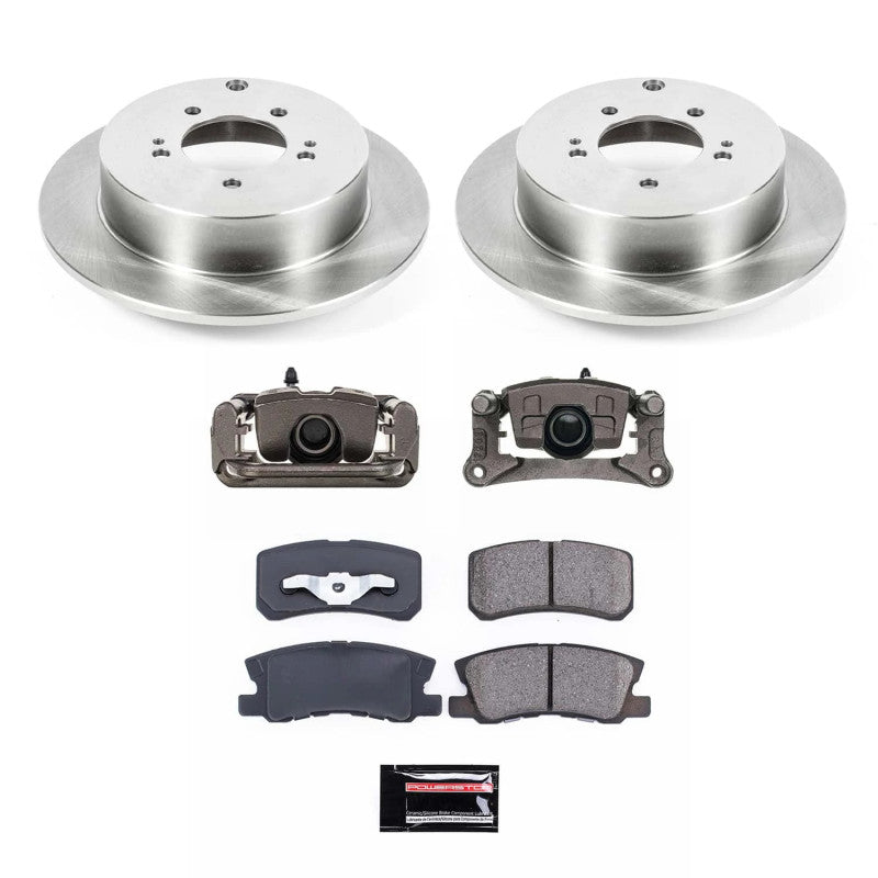 Power Stop 09-15 Mitsubishi Lancer Rear Autospecialty Kit w/Calipers-thumbmail-1