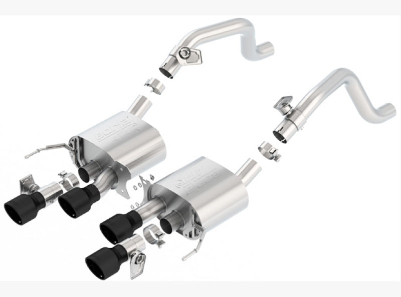 Borla 14-18 C7 Corvette Stingray Axle-Back ATAK Exhaust 2.75in To Muffler Dual 2.75in Out 4.25in Tip-thumbmail-2